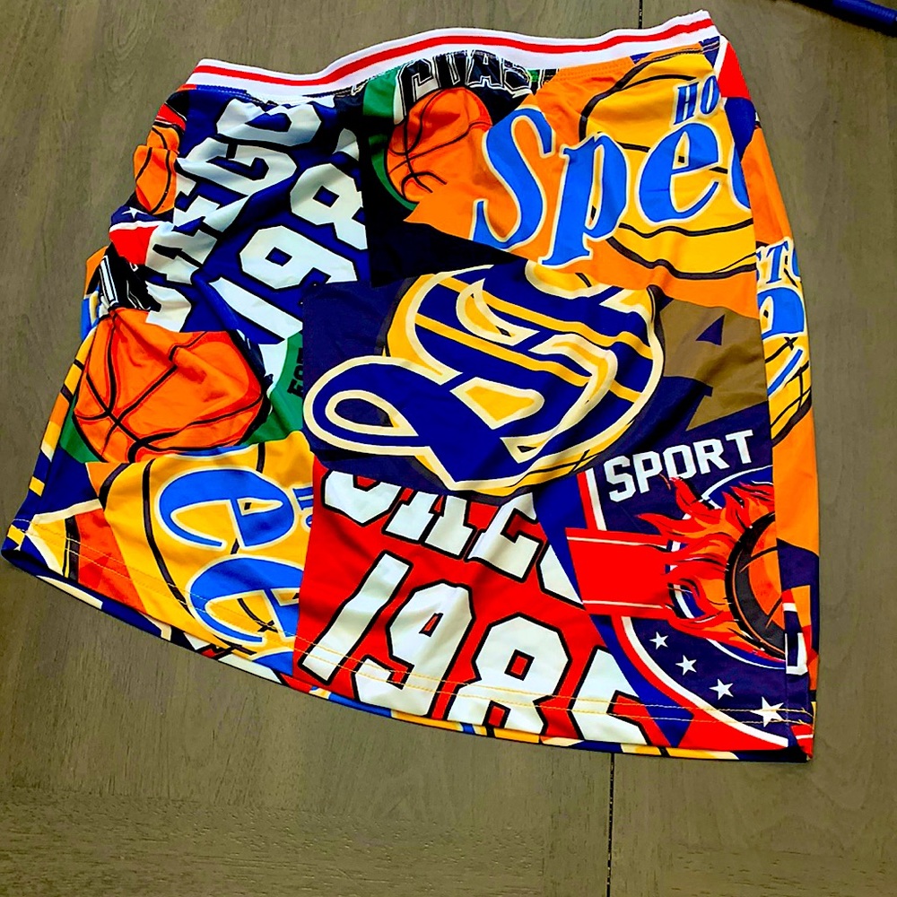 Colorful, Animated Design Skirt